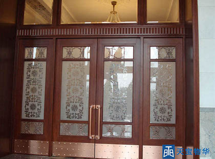 玻璃銅門 (31)
